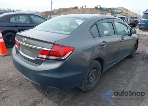 2013 Honda Civic Lx из США, поврежденный, VIN 2HGFB2F56DH576259